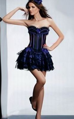 sexy purple petticoat